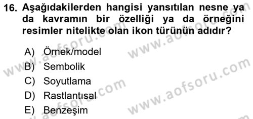 Kullanıcı Deneyimi Tasarımı Dersi 2022 - 2023 Yılı Yaz Okulu Sınav Soruları 16. Soru