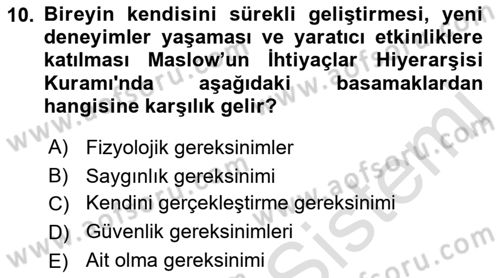 Kullanıcı Deneyimi Tasarımı Dersi 2023 - 2024 Yılı (Vize) Ara Sınav Soruları 10. Soru