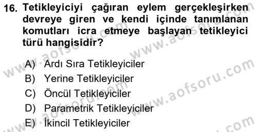Veritabanı Programlama Dersi 2024 - 2025 Yılı (Vize) Ara Sınav Soruları 16. Soru