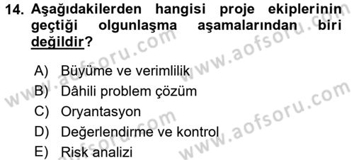 Sistem Analizi Ve Tasarımı Dersi 2017 - 2018 Yılı (Vize) Ara Sınav Soruları 14. Soru