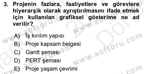Sistem Analizi Ve Tasarımı Dersi 2017 - 2018 Yılı (Final) Dönem Sonu Sınav Soruları 3. Soru