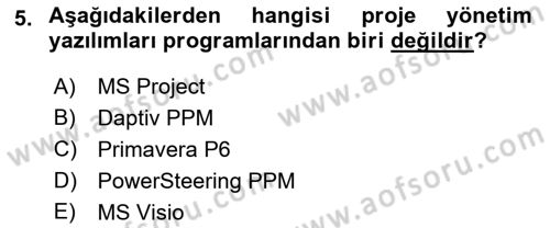 Sistem Analizi Ve Tasarımı Dersi 2018 - 2019 Yılı 3 Ders Sınav Soruları 5. Soru