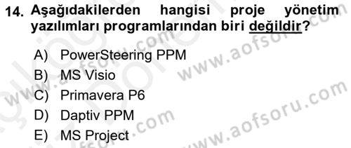 Sistem Analizi Ve Tasarımı Dersi 2018 - 2019 Yılı (Vize) Ara Sınav Soruları 14. Soru