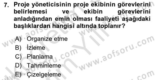 Sistem Analizi Ve Tasarımı Dersi 2021 - 2022 Yılı Yaz Okulu Sınav Soruları 7. Soru