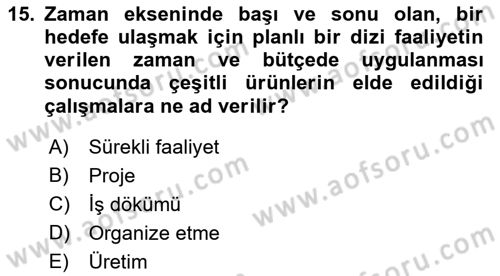 Sistem Analizi Ve Tasarımı Dersi 2022 - 2023 Yılı (Vize) Ara Sınav Soruları 15. Soru