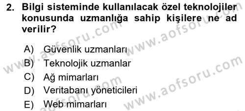 Sistem Analizi Ve Tasarımı Dersi 2023 - 2024 Yılı (Final) Dönem Sonu Sınav Soruları 2. Soru