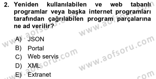 Sistem Analizi Ve Tasarımı Dersi Ara Sınavı Deneme Sınav Soruları 2. Soru