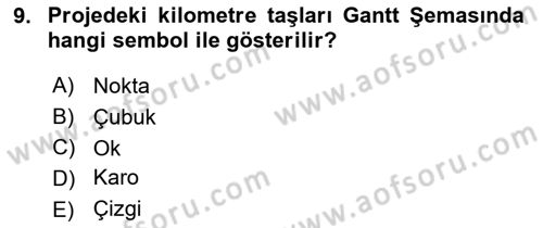 Sistem Analizi Ve Tasarımı Dersi 2024 - 2025 Yılı Yaz Okulu Sınav Soruları 9. Soru