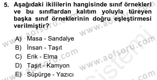 İleri Programlama Dersi 2017 - 2018 Yılı (Final) Dönem Sonu Sınav Soruları 5. Soru