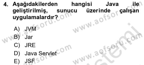 İleri Programlama Dersi 2022 - 2023 Yılı Yaz Okulu Sınav Soruları 4. Soru