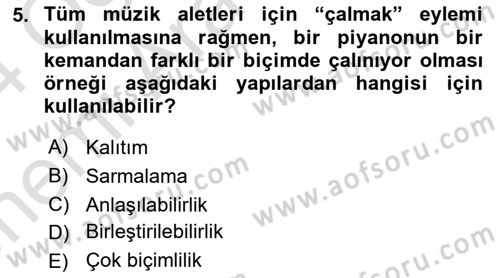 İleri Programlama Dersi 2023 - 2024 Yılı (Vize) Ara Sınav Soruları 5. Soru