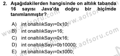 İleri Programlama Dersi 2023 - 2024 Yılı (Final) Dönem Sonu Sınav Soruları 2. Soru