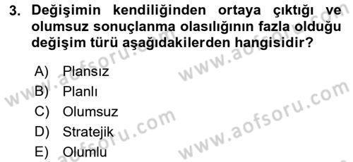 Kurumsal Kaynak Planlama Sistemleri Dersi 2019 - 2020 Yılı (Final) Dönem Sonu Sınavı 3. Soru