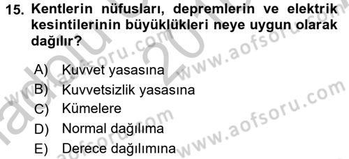 Sosyal Ağ Analizi Dersi 2016 - 2017 Yılı (Vize) Ara Sınav Soruları 15. Soru
