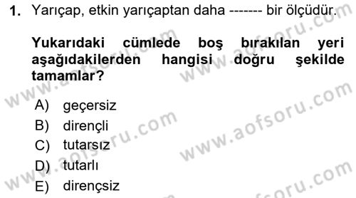 Sosyal Ağ Analizi Dersi 2018 - 2019 Yılı (Final) Dönem Sonu Sınavı 1. Soru