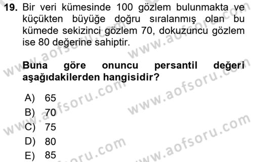 Sosyal Ağ Analizi Dersi 2021 - 2022 Yılı (Vize) Ara Sınav Soruları 19. Soru