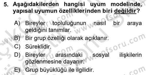 Sosyal Ağ Analizi Dersi 2021 - 2022 Yılı (Final) Dönem Sonu Sınav Soruları 5. Soru