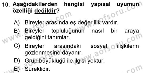 Sosyal Ağ Analizi Dersi 2021 - 2022 Yılı Yaz Okulu Sınav Soruları 10. Soru