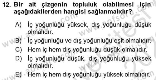Sosyal Ağ Analizi Dersi 2021 - 2022 Yılı Yaz Okulu Sınav Soruları 12. Soru