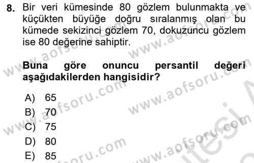 Sosyal Ağ Analizi Dersi 2022 - 2023 Yılı Yaz Okulu Sınav Soruları 8. Soru