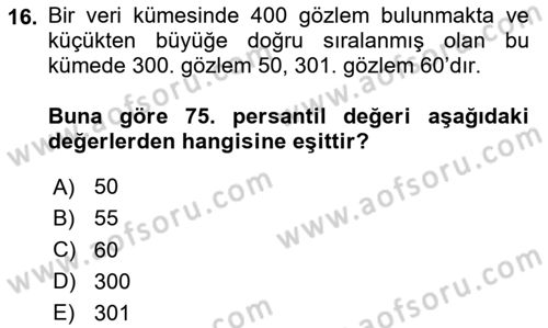 Sosyal Ağ Analizi Dersi 2024 - 2025 Yılı (Vize) Ara Sınav Soruları 16. Soru