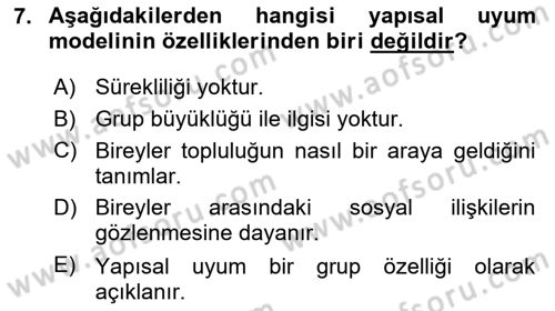 Sosyal Ağ Analizi Dersi 2024 - 2025 Yılı (Final) Dönem Sonu Sınav Soruları 7. Soru