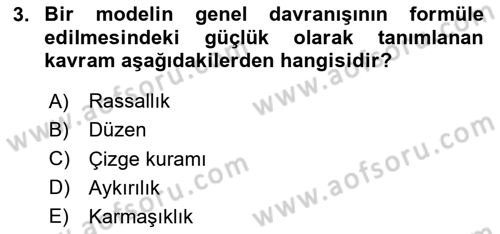 Sosyal Ağ Analizi Dersi 2025 - 2026 Yılı (Vize) Ara Sınav Soruları 3. Soru