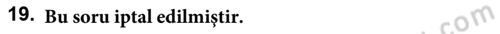 Bilgi Toplumu Ve E-Devlet Dersi 2018 - 2019 Yılı (Final) Dönem Sonu Sınav Soruları 19. Soru