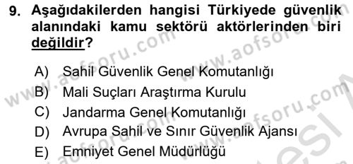 Bilgi Toplumu Ve E-Devlet Dersi 2019 - 2020 Yılı (Final) Dönem Sonu Sınav Soruları 9. Soru