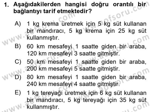Yöneylem Araştırması Dersi 2021 - 2022 Yılı (Vize) Ara Sınav Soruları 1. Soru