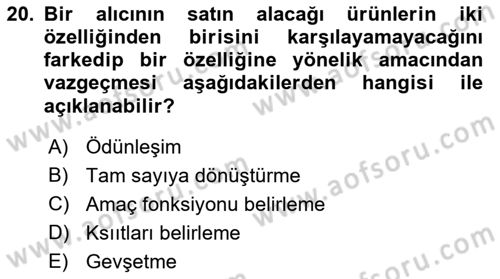 Yöneylem Araştırması Dersi 2022 - 2023 Yılı Yaz Okulu Sınav Soruları 20. Soru