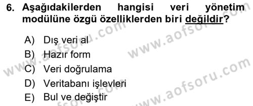 Karar Destek Sistemleri Dersi 2024 - 2025 Yılı Yaz Okulu Sınav Soruları 6. Soru