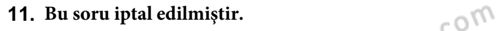 Karar Modelleri Dersi 2019 - 2020 Yılı (Final) Dönem Sonu Sınav Soruları 11. Soru