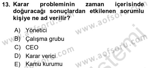 Veri Madenciliği Dersi 2018 - 2019 Yılı 3 Ders Sınav Soruları 13. Soru