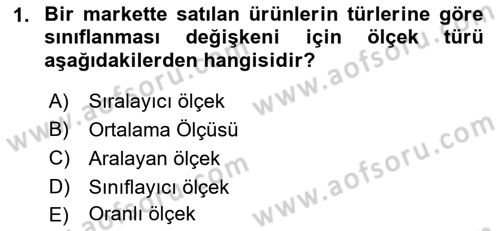 Veri Madenciliği Dersi 2021 - 2022 Yılı (Final) Dönem Sonu Sınav Soruları 1. Soru