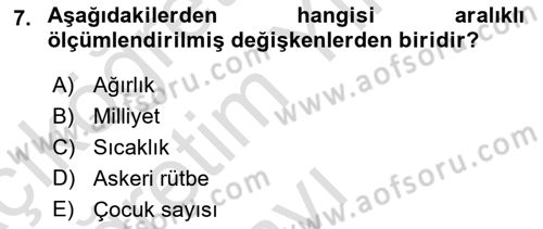 Veri Madenciliği Dersi 2023 - 2024 Yılı Yaz Okulu Sınav Soruları 7. Soru