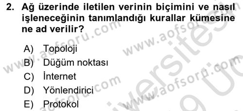 İnternet Ve Web Programlama Dersi 2018 - 2019 Yılı 3 Ders Sınav Soruları 2. Soru