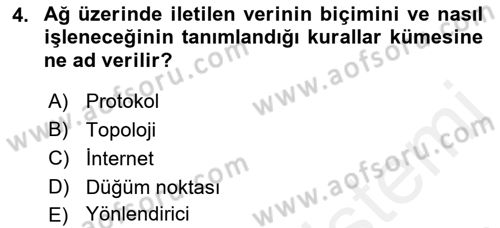 İnternet Ve Web Programlama Dersi 2018 - 2019 Yılı (Vize) Ara Sınav Soruları 4. Soru