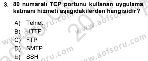 İnternet Ve Web Programlama Dersi 2019 - 2020 Yılı (Vize) Ara Sınav Soruları 3. Soru