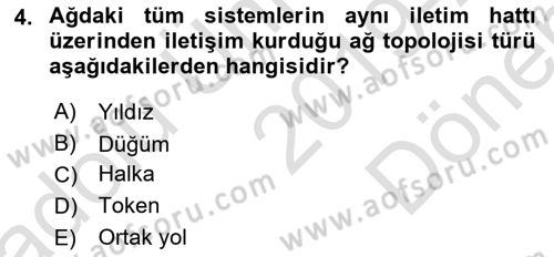 İnternet Ve Web Programlama Dersi 2019 - 2020 Yılı (Final) Dönem Sonu Sınav Soruları 4. Soru