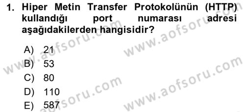 İnternet Ve Web Programlama Dersi 2021 - 2022 Yılı (Vize) Ara Sınav Soruları 1. Soru