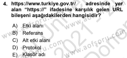 İnternet Ve Web Programlama Dersi 2021 - 2022 Yılı (Final) Dönem Sonu Sınav Soruları 4. Soru
