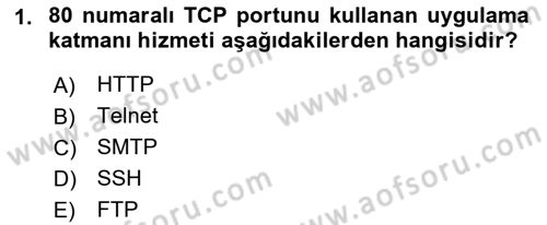İnternet Ve Web Programlama Dersi 2021 - 2022 Yılı Yaz Okulu Sınav Soruları 1. Soru