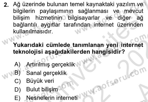 İnternet Ve Web Programlama Dersi 2022 - 2023 Yılı (Vize) Ara Sınav Soruları 2. Soru