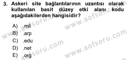 İnternet Ve Web Programlama Dersi 2022 - 2023 Yılı (Vize) Ara Sınav Soruları 3. Soru