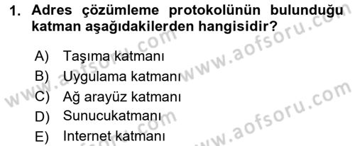 İnternet Ve Web Programlama Dersi 2023 - 2024 Yılı Yaz Okulu Sınav Soruları 1. Soru