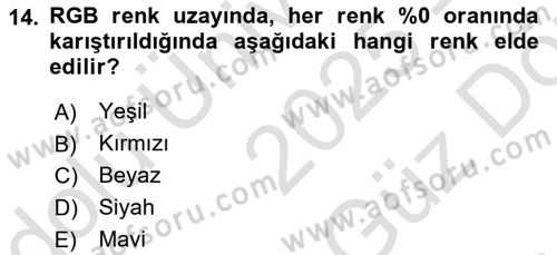 İnternet Ve Web Programlama Dersi 2025 - 2026 Yılı (Vize) Ara Sınav Soruları 14. Soru