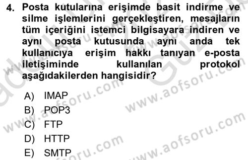 İnternet Ve Web Programlama Dersi 2025 - 2026 Yılı (Vize) Ara Sınav Soruları 4. Soru