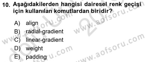 Programlamada Yeni Eğilimler Dersi 2018 - 2019 Yılı 3 Ders Sınav Soruları 10. Soru