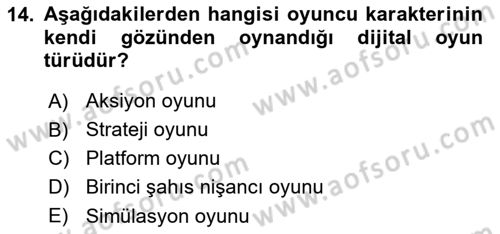 Programlamada Yeni Eğilimler Dersi 2018 - 2019 Yılı 3 Ders Sınav Soruları 14. Soru